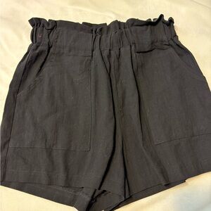 SHEIN Black High Waist Women's Shorts